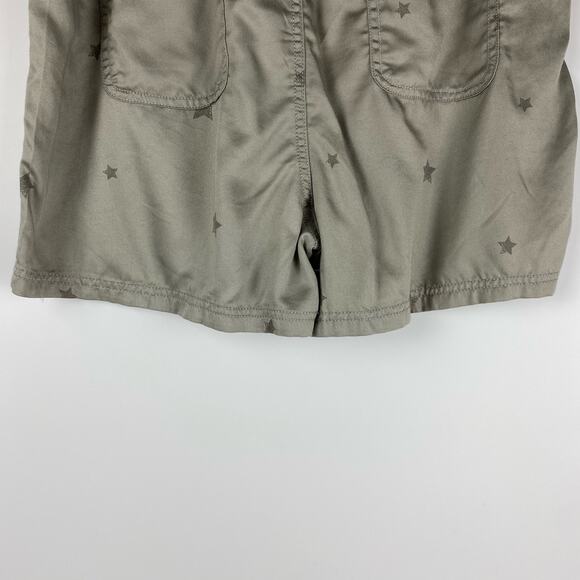 C&C California Star Shorts Patch Pockets Gray Womens Size L - Picture 10 of 11